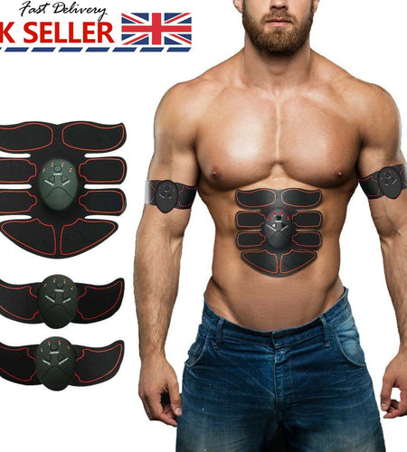 1SET Magic EMS Muscle Training Gear Abdominal Muscle Trainer ABS Trainer Fit Body Home Exercise Shape Fitness