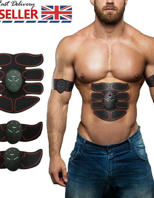 Load image into Gallery viewer, 1SET Magic EMS Muscle Training Gear Abdominal Muscle Trainer ABS Trainer Fit Body Home Exercise Shape Fitness
