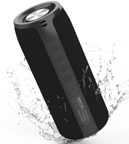 Portable Bluetooth Speaker,Waterproof Wireless Speaker with Loud Stereo Deep Bass Sound,30H Playtime,Bluetooth 5.0,TWS Pairing for Home,Party,Blue