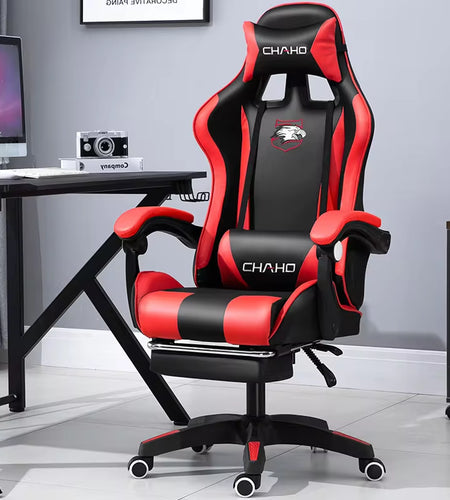 WCG Gaming Chair Computer Chair High-Quality Gaming Chair Leather Internet LOL Internet Cafe Racing Chair Office Chair Gamer New