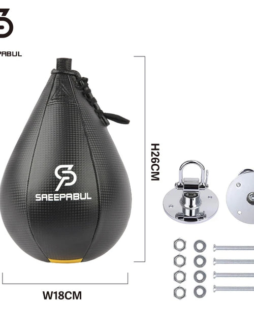 Load image into Gallery viewer, Free Shipping Boxing Speed Ball Set Fitness Boxing Pear Speed Ball Reflex Inflate Punching Speed Bag Training Ball Accessory
