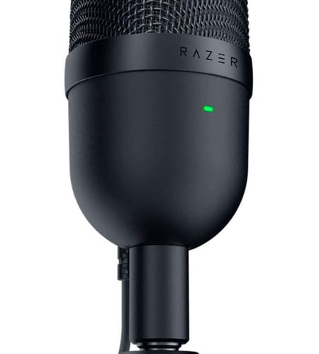 Seiren Mini USB Streaming Microphone: Precise Supercardioid Pickup Pattern - Professional Recording Quality - Ultra-Compact Build - Heavy-Duty Tilting Stand - Shock Resistant - Classic Black