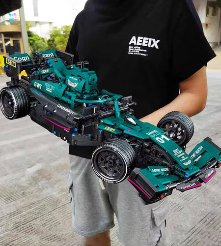 High-Tech Building Blocks F1 Formula 1 Remote Control Super Racing Car Moc Bricks RC Technical Model Toy Creative Expert Gifts