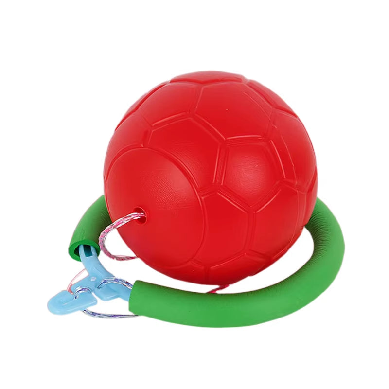 1PC Skip Ball Outdoor Fun Toy Ball Classical Skipping Toy Exercise Coordination and Balance Hop Jump Playground May Toy Ball