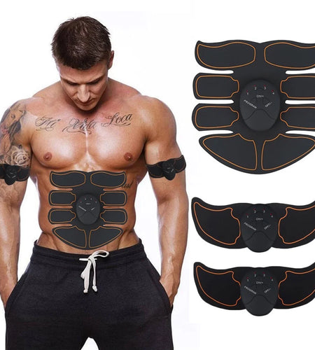 1SET Magic EMS Muscle Training Gear Abdominal Muscle Trainer ABS Trainer Fit Body Home Exercise Shape Fitness