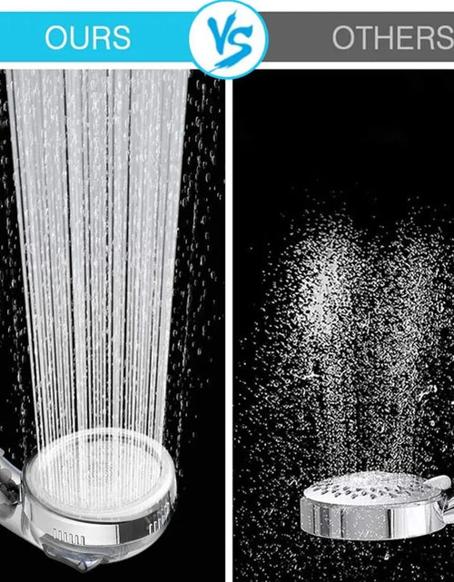 Load image into Gallery viewer, New 3 Functions High Pressure SPA Shower Head Water Saving Handheld Rainfall Bathroom Accessories Anion Filter Shower
