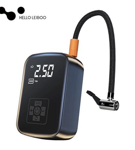 LEIBOO Wireless Car Air Compressor Air Pump Electric Tire Inflator Pump for Motorcycle Bicycle AUTO Tyre with Digital Display