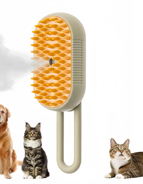 Load image into Gallery viewer, 3 in 1 Pet Brush Cat Steam Brush Comb Dog Brush Electric Spray Cat Hair Brushes Massage Pet Grooming Hair Removal Combs
