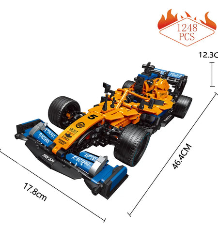 High-Tech Building Blocks F1 Formula 1 Remote Control Super Racing Car Moc Bricks RC Technical Model Toy Creative Expert Gifts